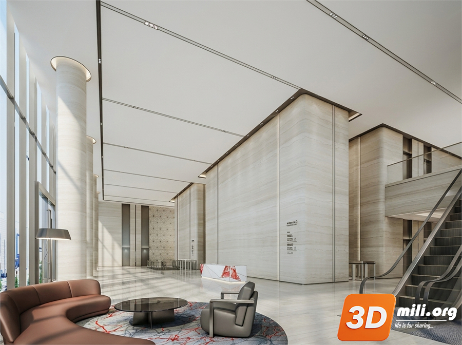 Lobby front desk Skp Files 